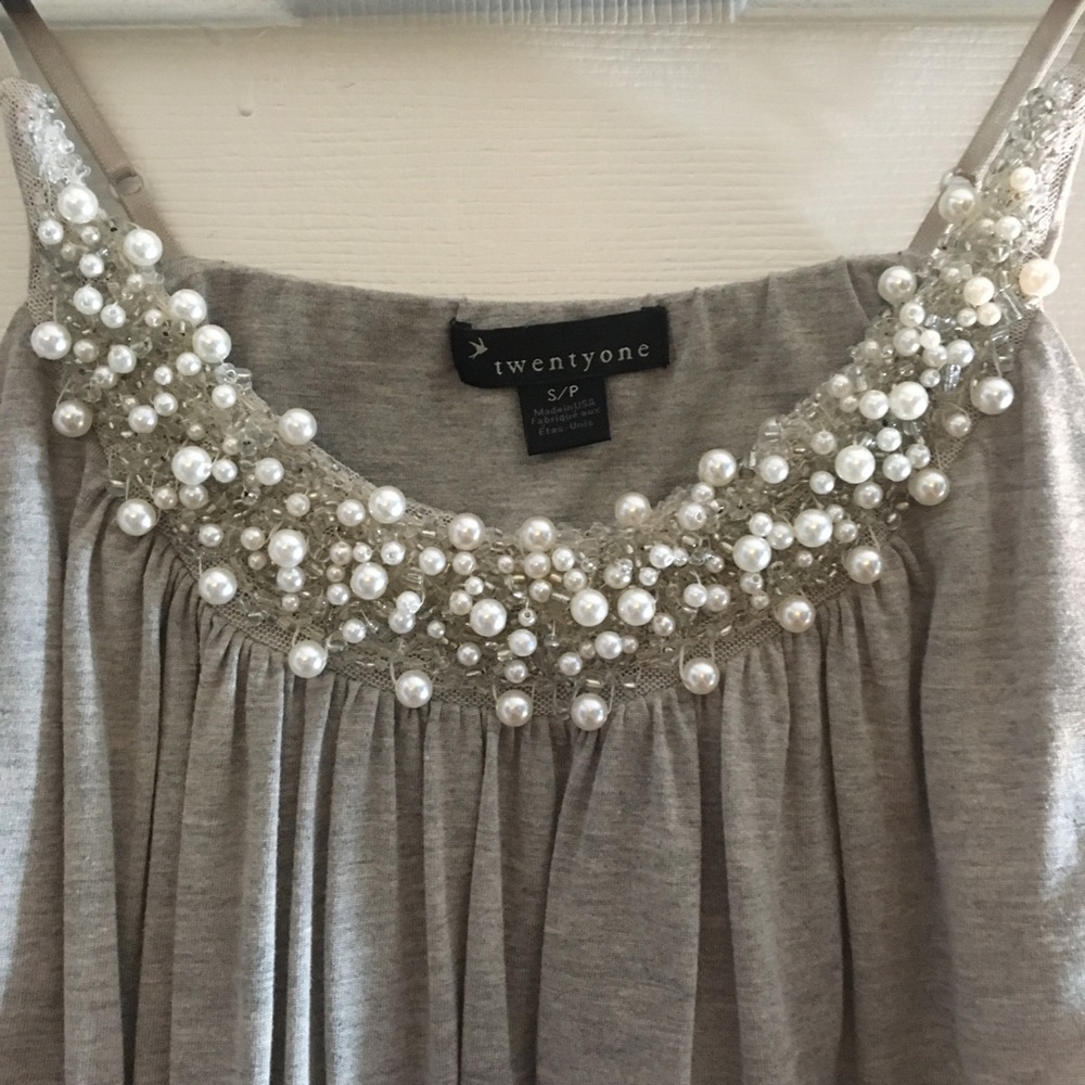 TwentyOne Beaded Tank - Picture 2 of 3